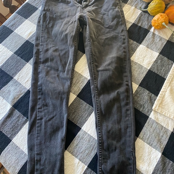 Levi’s Black legging Jeans raw hem skinny - Picture 6 of 6